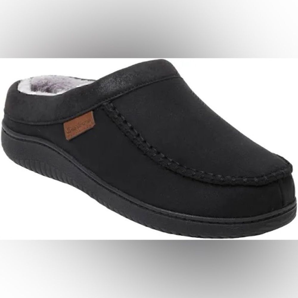 Dearfoams Men's Memory Foam Slippers